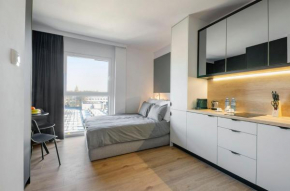 Apartament Centrum Wigury Dostep Na Kod blisko Galeria Łodzka Piotrkowska Szary